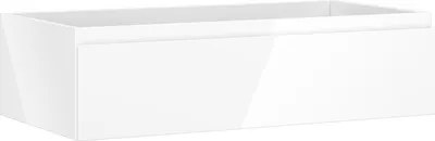 Produktbild von Mexen Orio Badezimmerschrank unter dem Waschbecken 90 cm, 1 Schublade, weiß glänzend - 91A10-09023-1-BF00