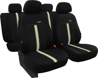 Produktbild von Sitzbezüge Auto Universal Autositzbezüge für Daihatsu Materia Schwarz Beige Set