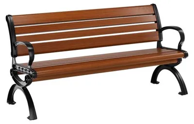 Image de Banc d'extérieur COPPER 150 cm aluminium thermolaqué design