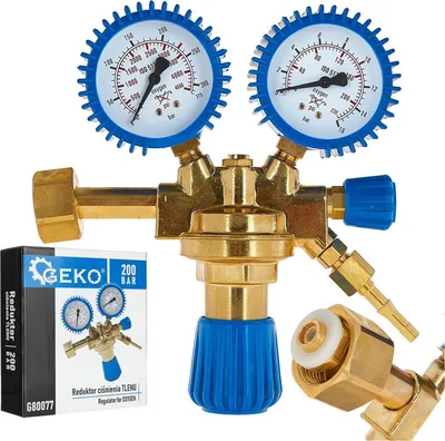 Obrázok produktu pre Redukčný ventil - regulátor tlaku kyslíka 200bar Geko