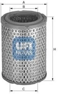 Produktbild von Luftfilter UFI 27.234.00 passend für PEUGEOT 306 Schrägheck (7A, 7C, N3, N5) Filtereinsatz