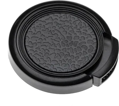 Produktbild von vhbw Universal Objektivdeckel 30,5 mm für Kamera - Kunststoff Schwarz, mit Seitengriff