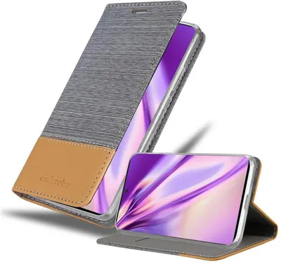 Image de Cadorabo Housse pour Samsung Galaxy A51 5G Housse en gris Housse pour portable Etui Book Case Cover