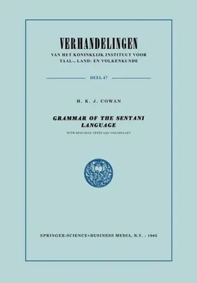 Obrázok produktu pre Grammar of the Sentani Language