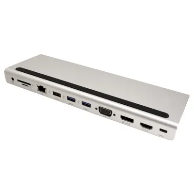 Obrázek produktu pro Value VALUE 12.99.1117 dokovací stanice/replikátor portů pro notebooky Drátový USB 3.2 Gen 2 (3.1 Gen 2) Type-C šedý