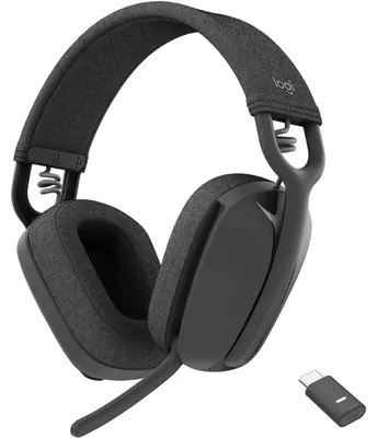 Immagine prodotto di Logitech Zone Vibe Wireless UC, cuffie wireless, per chiamate/musica, 185 g, colore: grafite