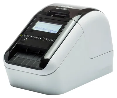 Produktbild von Brother QL-820NWBC, DK, Thermodirekt, 300 x 300 DPI, 176 mm/sek, Farbe, Verkabelt & Kabellos