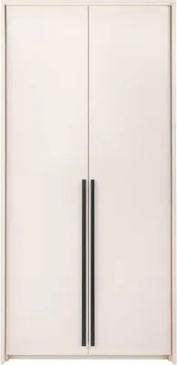 Produktbild von Kleiderschrank Genua 105 Schrank 105X215X65 Cm 2 Türiger Drehtürenschrank Sandbeige