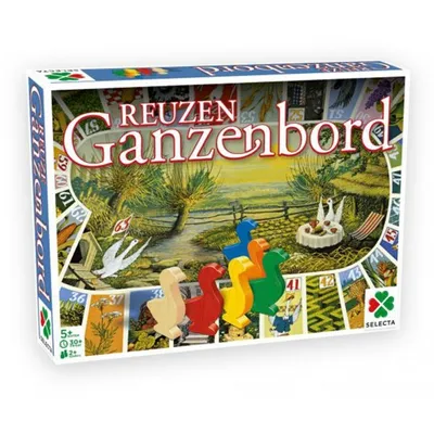 Produktbild von Selecta Reuzen Ganzenbord, Brettspiel, Bildend, 5 Jahr(e), Familienausgabe, 30 min, Familienspiel