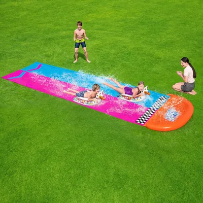Produktbild von Bestway Doppel-Wasserrutsche H20GO! 488 cm