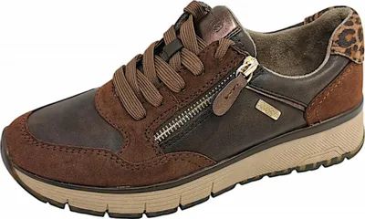 Imagen del producto de Jana. Zapatos deportivos con cordones. Estilo deportivo. Color marrón. Para uso diario