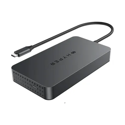 Produktbild von HyperDrive Next - Dockingstation - für Smartphone, Tablet, Notebook, Laptop - USB-C / USB4 / Thunderbolt 3 / Thunderbolt 4 - 2 x HDMI - 1GbE
