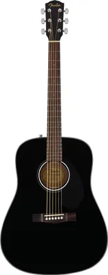 Produktbild von Fender CD-60S WN Black Akustikgitarre