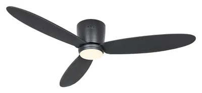 Produktbild von Deckenventilator ECO PLANO II 132 Basaltgrau WiFi mit Leuchte