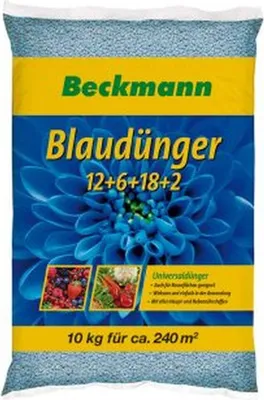 Produktbild von Blaudünger spezial Blaukorn Volldünger Universaldünger 12+6+18+2 10 kg Beutel