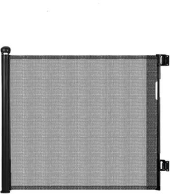 Zdjęcie produktu dla Barierka do drzwi - Barierka dla dzieci - Barierka dla psa - Trwała siatka ochronna - 140 cm - Czarna