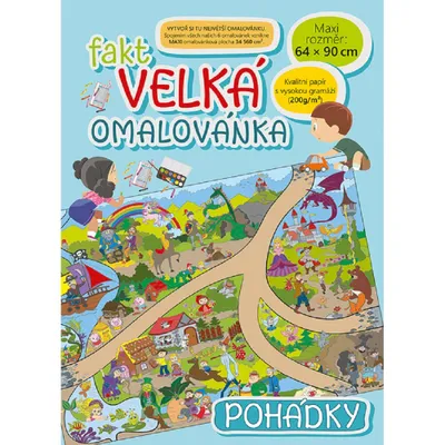 Obrázek produktu pro Baloušek Tisk fakt velká omalovánka Pohádky