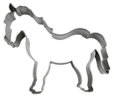 Produktbild von Keksa. Pferd Edelstahl 63 x 55 mm