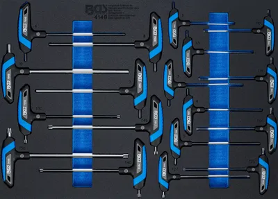 Produktbild von BGS technic Tool Tray 3/3: Screwdriver Set with T-Handle, 2550 mm, 2,55 kg