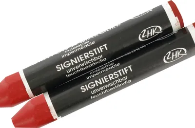 Produktbild von TRIUSO Signierkreide rot 2 Stück