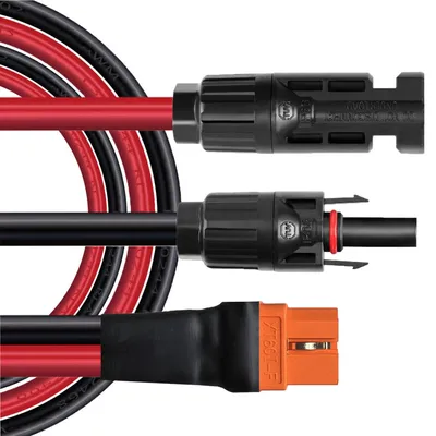 Immagine prodotto di Cavo solare XT60i, lunghezza 5 metri, sezione 10AWG, connettore XT60I-F per pannelli solari
