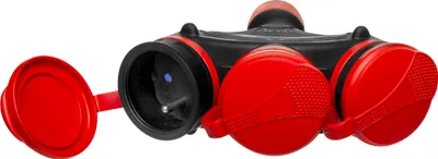 Obrázok produktu pre Awtools Extreme trojitá zásuvka s klapkami ip54 16A