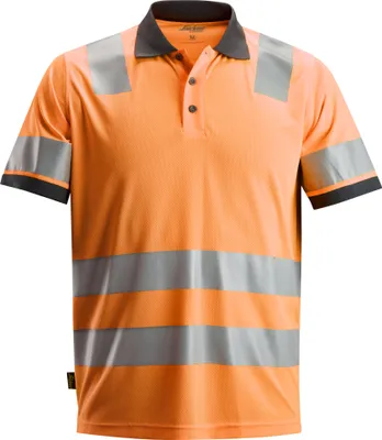 Produktbild von Snickers AllroundWork Hi-Vis Polo Shirt, Kl. 2, EN 20471 High-Vis Orange-L