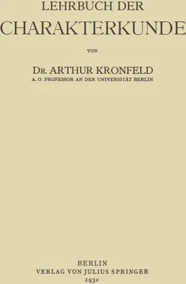 Produktbild von Lehrbuch der Charakterkunde