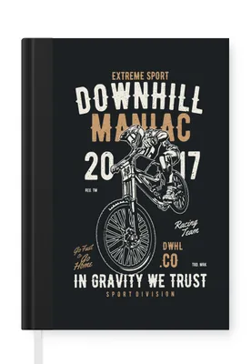 Obrázek produktu pro MuchoWow Zápisník Diář Rozpočet A5 Mancave - Motocykl - Sportovní - Vintage