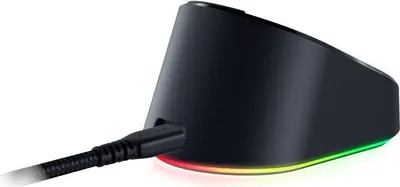 Image de Razer Mouse Dock Pro + Wireless Charging Puck, Station de charge pour souris sans fil, éclairage RGB (RZ81-01990100-B3M1)