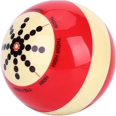 Produktbild von Biljart Training Cue Ball für Billard & Pool - Ball für Billard Übungen - Billardball Zubehör mit Ballhilfe