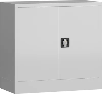Produktbild von Metallschrank abschließbar Flügeltürenschrank Aktenschrank 750 x 800 x 380 mm weiß X-530307