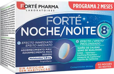 Obrázek produktu pro FORTÉ NIGHT 8 H – rychlejší úleva od necitlivosti, 60 tablet