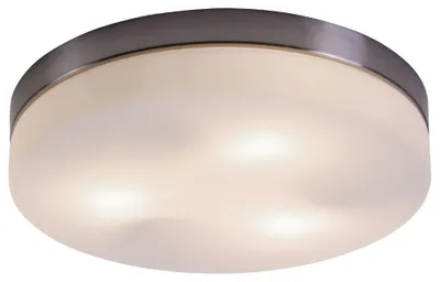 Produktbild von RGB LED Deckenleuchte, Glas opal, nickel-matt, D 30 cm