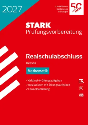 Produktbild von STARK Mathematik - Realschulabschluss 2027 Hessen - Prüfungsvorbereitung