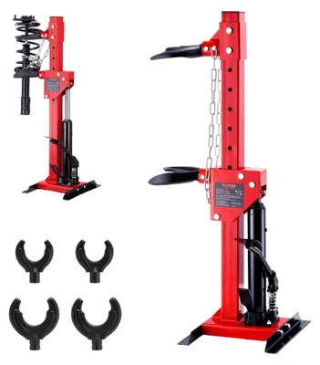 Produktbild von Hydraulischer Federkompressor, 4,5 Tonnen - Federaufnahme 11-17 cm - 1 Tonne Druckkraft - Stabiler, H-förmiger Rahmen