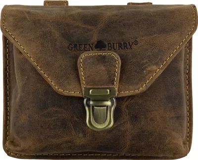 Zdjęcie produktu dla Greenburry torba na pasek skórzana torba biodrowa torba na ramię brązowa vintage