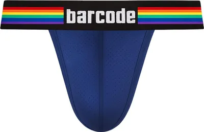 Image de Barcode Berlin - Sous-vêtement Hommes - Pride Jockstrap Navy - 1x Taille S