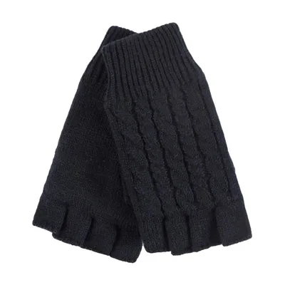 Produktbild von Heat Holders Damen Winter Strick Handschuhe Fingerlos Plush Fleece Gefüttert