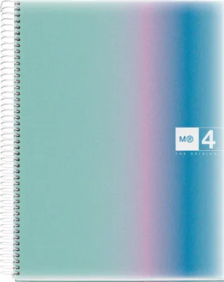 Produktbild von MIQUELRIUS Collegeblock "Notebook AURORA" DIN A4 Santorini kariert 120 Blatt