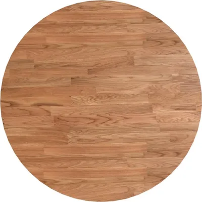 Immagine prodotto di Piano Tavolo Rotondo Marrone Chiaro Ø60x1,5cm Rovere Trattato