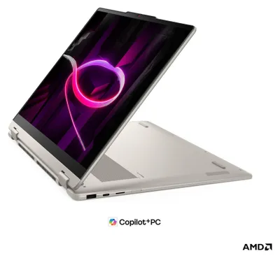 Produktbild von Lenovo Yoga 7 2-in-1 16AGP11 Copilot+ PC, AMD Ryzen AI 7, 2 GHz, 40,6 cm (16"), 2880 x 1800 Pixel, 32 GB, 1 TB