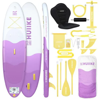 Produktbild von Stand Up Paddling Board Aufblasbar 10’ zum Kajak Umbaubar, bis 130 kg
