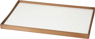 Immagine prodotto di Vassoio da portata ArchitectMade Vassoio girevole bianco 30 x 48 cm