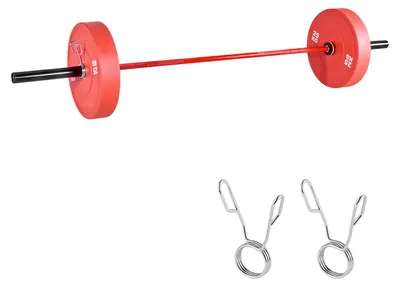 Produktbild von SucceBuy Langhantelstange 2,2 m mit geriffeltem Griff für Gewichtheben, Kniebeugen, Kreuzheben und Bankdrücken. Geeignet für 50 mm Hantelscheiben, belastbar bis zu 453,59 kg.