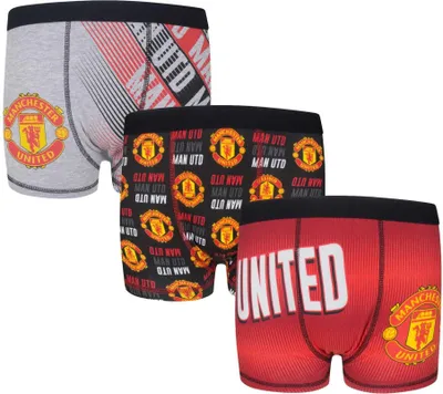 Obrázek produktu pro Manchester United FC - Boxerky pro chlapce (3-pack) GF1080 (146-152) (barevné)