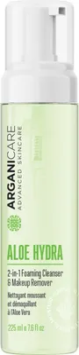 Produktbild von ARGANICARE 2-1 Schäumender Gesichtsreiniger für normale bis fettige Haut mit ALOE, 225 ml