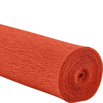 Produktbild von 2x Floristenkrepp 50 x 250 cm - Krepppapier - dunkelorange - Germany