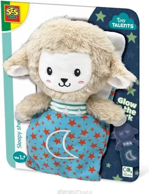 Produktbild von SES Tiny Talents Sleepy Schaap - Night Buddy Glow in the Dark