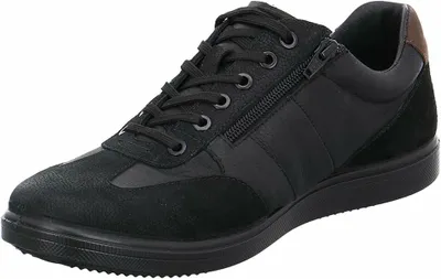 Produktbild von Jomos Herren Sneaker Schwarz mit einer flexiblen Laufsohle und klassischer Schnürung